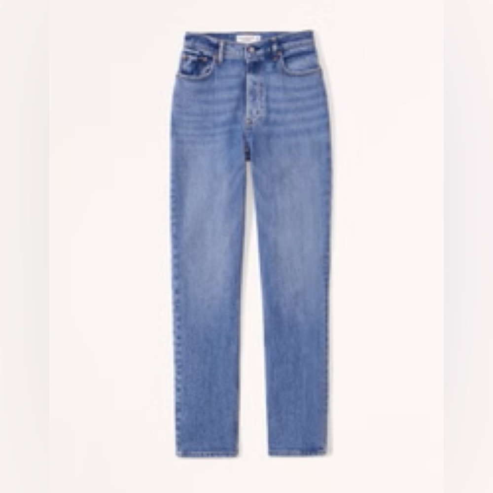 Abercrombie & Fitch The 90s Straight Ultra High Rise